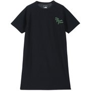 ショートスリーブフリーランスパイラルワンピース S/S Free Run Spiral Onepiece NTW12494 ブラック K Mサイズ [ランニングウェア シャツ レディース]