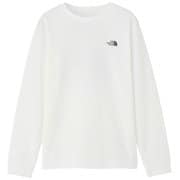 ロングスリーブバックスクエアロゴティー L/S Back Square Logo Tee NTW32442 ホワイト W Mサイズ [アウトドア カットソー レディース]