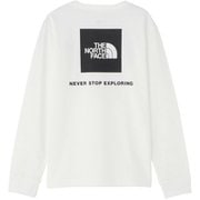 ロングスリーブバックスクエアロゴティー L/S Back Square Logo Tee NTW32442 ホワイト W Mサイズ [アウトドア カットソー レディース]