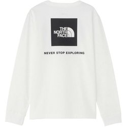 ロングスリーブバックスクエアロゴティー L/S Back Square Logo Tee NTW32442 ホワイト W Lサイズ [アウトドア カットソー レディース]