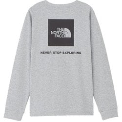 ロングスリーブバックスクエアロゴティー L/S Back Square Logo Tee NTW32442 ミックスグレー Z Mサイズ [アウトドア カットソー レディース]