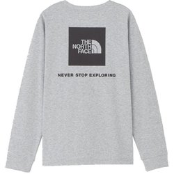 ロングスリーブバックスクエアロゴティー L/S Back Square Logo Tee NTW32442 ミックスグレー Z Lサイズ [アウトドア カットソー レディース]