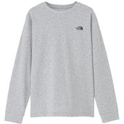 ロングスリーブバックスクエアロゴティー L/S Back Square Logo Tee NTW32442 ミックスグレー Z Lサイズ [アウトドア カットソー レディース]