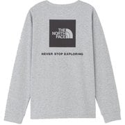 ロングスリーブバックスクエアロゴティー L/S Back Square Logo Tee NTW32442 ミックスグレー Z Lサイズ [アウトドア カットソー レディース]