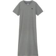 ショートスリーブワンピースクルー S/S Onepiece Crew NTW32357 スモークドパール SP Mサイズ [アウトドア ワンピース レディース]