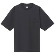 ショートスリーブエアリーポケットティー メンズ カットソー ブラック（K） Mサイズ NT12447