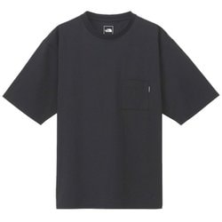 ショートスリーブエアリーポケットティー メンズ カットソー ブラック（K） Lサイズ NT12447