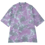ショートスリーブタイダイハンドライティングティー S/S Tie Dye Handwriting Tee NT32435 ライトライラック LL XSサイズ [アウトドア カットソー ユニセックス]