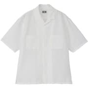 ショートスリーブシアサッカーベントメッシュシャツ S/S Seersucker Vent Mesh Shirt NR22360 OW Lサイズ [アウトドア シャツ メンズ]