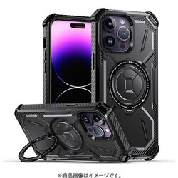RM-7808iPRBK [GEAR-XPRO iPhone 15 Pro用 ケース リング付き MagSafe充電可能]