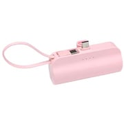 RM 2WAY ミニパワーバンク 5000mAh ピンク RM-2520-BTC-PK