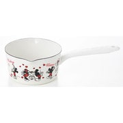 ディズニー ミッキー&ミニー シェイクハンズシリーズ ホーロー ミルクパン 15cm mmJ-02