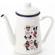 ディズニー ミッキー&ミニー シェイクハンズシリーズ ホーロー カフェポット 1.1L mmJ-05