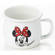 ディズニー ミッキー&ミニー シェイクハンズシリーズ ホーロー マグカップ ミニー 380ml mmJ-13