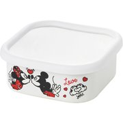 mmJ-16 [ディズニー ミッキー＆ミニー シェイクハンズシリーズ ホーロー スクエアストッカー 950ml]
