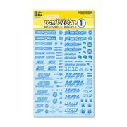 LGM01-BL LGMデカール1 ブルー 1枚入 [プラモデル用品]