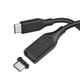 マグネットシリコンケーブル USB-C to USB-C 1m PD100W対応 ブラック CIO-SLMG-CC1-BK