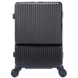 Lishon Pro2 スーツケース 20インチ 38L 機内持込サイズ USBポート・フック付 TSAロック ブラック SH-PROBL