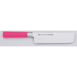 カラー包丁 菜切包丁 ピンク 170mm UL004P