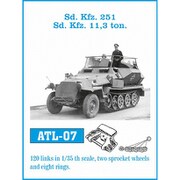 ATL-007 1/35 Sd.Kfz. 251（幅修正用リング付） 履帯 [プラモデル用パーツ]