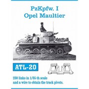 ATL-020 1/35 I号戦車 /マウルティア 履帯 [プラモデル用パーツ]