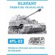 ATL-023 1/35 エレファント 履帯 [プラモデル用パーツ]