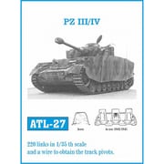 ATL-027 1/35 III号/IV号戦車 1943/1945 履帯 [プラモデル用パーツ]