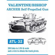 ATL-032 1/35 バレンタイン/ ビショップ/アーチャー 履帯 [プラモデル用パーツ]