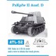 ATL-052 1/35 マーダー II Ausf.D/火炎放射II号 初期型 履帯 [プラモデル用パーツ]