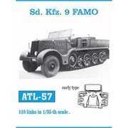 ATL-057 1/35 Sd.Kfz.9 FAMO 18トンハーフトラック初期型 履帯 [プラモデル用パーツ]