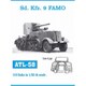 ATL-058 1/35 Sd.Kfz.9 FAMO 18トンハーフトラック 後期型 履帯 [プラモデル用パーツ]