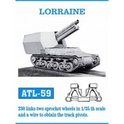 ATL-059 1/35 ロレーヌシュレッパー 履帯 [プラモデル用パーツ]