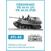 ATL-062 1/35 フェルディナンド 履帯 [プラモデル用パーツ]