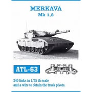 ATL-063 1/35 メルカバ Mk.I/II 履帯 [プラモデル用パーツ]