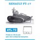 ATL-073 1/35 ルノーFT17 履帯 [プラモデル用パーツ]