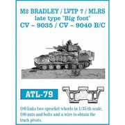 ATL-079 1/35 M2 ブラッドレー/LVTP-7/MLRS（後期型 ビッグフット） 履帯 [プラモデル用パーツ]