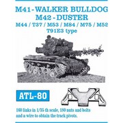ATL-080 1/35 M41 ウォーカーブルドック/M42 ダスター/M44/T37/M53/M84/M75/M52（T91E3タイプ） 履帯 [プラモデル用パーツ]