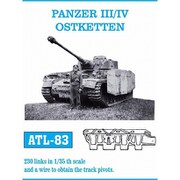 ATL-083 1/35 III/IV戦車 オストケッテン 履帯 [プラモデル用パーツ]