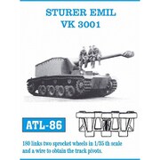 ATL-086 1/35 シュトゥーラーエミール 履帯 [プラモデル用パーツ]