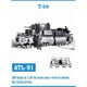 ATL-091 1/35 T-28 履帯 [プラモデル用パーツ]