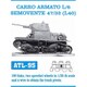 ATL-095 1/35 カーロアルマート L/6 セモベンテ 47/32（L40） 履帯 [プラモデル用パーツ]