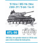 ATL-096 1/35 SU-76/T-30/T-40/T-60/T-70 K-61（LUG） 履帯 [プラモデル用パーツ]