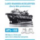 ATL-102 1/35 ランドワッサーシュレッパー（初期/中期型用） 履帯 [プラモデル用パーツ]