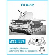 ATL-117 1/35 III/IV号戦車用（1943-1945年） 履帯 [プラモデル用パーツ]