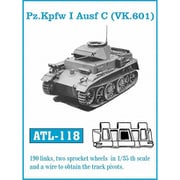 ATL-118 1/35 I号戦車C型（VK.601）用 履帯 [プラモデル用パーツ]