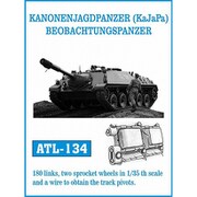 ATL-134 1/35 カノーネンヤークトパンツァー（KaJaPa） 履帯 [プラモデル用パーツ]