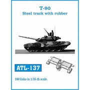 ATL-137 1/35 T-90 スティールトラックラバーブーツ付 履帯 [プラモデル用パーツ]