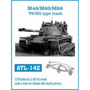 ATL-142 1/35 M48/M60/M88 T97E2型 履帯 [プラモデル用パーツ]
