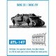 ATL-147 1/35 菱形戦車 MK.II/MK.IV 履帯 [プラモデル用パーツ]