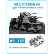 ATL-167 1/35 WWII 英 グラント/リー/ラム WE210 履帯 [プラモデル用パーツ]